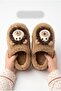 Children'S, Animal Figured, Non-Slip Sole, Plush, Soft, Warm and Comfortable Nursery Kindergarten-Home Shoes - 3