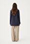 Soft-touch sweatshirt with gold button detail - 5