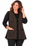Women's Snake Patterned V-Neck Mother's Vest
