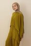 Asymmetric Premium Suit Oil Green - 2