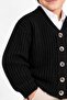 Boy's Buttoned V-Neck Thessaloniki Knitted Cardigan - 5
