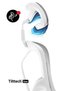 Scaun ergonomic V-Basic alb-gri - 7