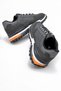 Men's Stitched Hook-And-Loop Leather Sports Shoes Smoked Orange - 5
