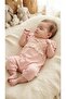 Million 1057 Pink Lace Princess Crown Detailed Jumpsuit'3-6 Months' - 2