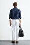 Men's Crom Basic Regular Fit Shirt Navy Blue - 4
