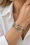 Shiny Surface Star Detail Magnetic Multi-Bracelet (18cm)