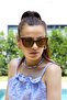 Women's Brown Sunglasses - 4