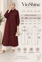 Women's Modal Tencel Buttoned Oversize Long Tunic Shirt - 2