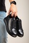 Genuine Leather, High-Sole, Stitched, Inside-Out Real Leather Men's Shoes - 2