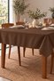 Brown Soft Duck Tablecloth Water and Stain Repellent Modern Decorative Table Cover Table Cloth - 2