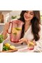 Premium Pink Beetle Pattern Cold Water Pitcher 1800ml | Textured Water Jug with Lid | Beverage Pitcher for Water, Juice, Iced Tea & Cold Drinks | Refrigerator Safe. - 2