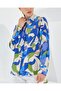 3721 graphic patterned shirt - indigo - 5