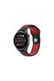 Watch 20mm Sports Hollowed Out Band - Black-Red