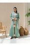 Luxury Abaya with Floral Lace