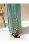 Luxury Abaya with Floral Lace - 4