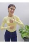 Women's Modal Fabric Crew Neck Finger-Loop Body-Blouse