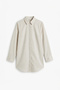 Long Shirt with Hidden Placket