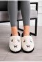 Women's Plush House Slippers Butterfly Patterned Soft Furry Winter House Slippers - 2