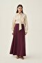 Soft textured bell skirt
