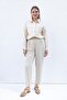 Elastic Waist Wide Leg Pants