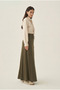 Soft textured bell skirt