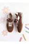 Alita City Lcw Steps Brown Girls' Sneakers with a Difference - 2
