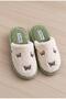 Women's Plush House Slippers Butterfly Patterned Soft Furry Winter House Slippers - 3