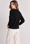 Black Crew Neck Ribbed Detailed Knitwear Sweater - 7