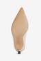 Women's High Heel Shoes Stiletto Pointed Toe Short Heel Fern Beige - 6