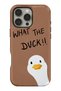 Compatible with iPhone 15 Pro - Ne Ördek!, Double Layer Tough Cover, Glossy Surface Protective Case