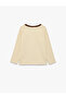 Lion Embroidered Cotton Crew Neck Long Sleeve T-Shirt - 2