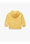 Printed Long Sleeve Zippered Hooded Sweatshirt - 2