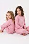 Girl's the Do Nothing Club Printed Long Sleeve Pajama Set
