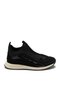 Women's Black Stone High-Top Sock Sneaker Laceless Thick Sole Casual Sports Shoes - 3