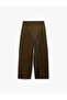 Pleated Gabardine Barrel Pants with Pockets and Loose Fit - 2