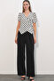Women's Double-Breasted Collar Polka Dot Blouse 40027 - White