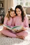 Girl's the Do Nothing Club Printed Long Sleeve Pajama Set - 3