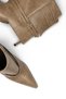 Women's Mink Layered Design Stylish Heeled Boots with Tassels on the Back and Double Belt - 6