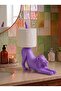 Stretching Lion Lilac Toilet Paper Holder |   Decorative Toilet Paper Holder