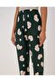 4323 Patterned Pajama Bottoms - Y.Zümrüt - 4