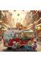 Lz1739 Pizza Cart Block Toy 493 Pieces - 3