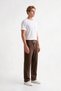 Muslin Look Baggy Sweatpants with Wide Legs and Comfortable Fit
