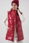 Women's Shiny Inflatable Vest 5218 - Red - 2