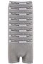 8 Pcs Gray Cotton Natural Lycra Men's Boxer Shorts—Size: XXL
