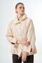 Oversized Quilted Jacket with Buttons - 2