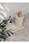 Polyresin Soap Dish with Gold Head and Oval Polyresin Stand Set - 2