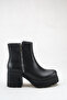 Women's Boots with Fastening Straps, Wedge Heels, Lightweight and Comfortable