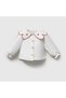 Lumiere Embroidered Balloon Jean Sweater and Shirt 3-Piece Baby Girl Set - 5