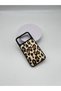 iPhone 17 Pro Max Compatible Fluffy Leopard Patterned Soft Textured Premium Case with Camera Protection