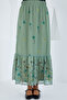 Women's Patterned Chiffon Skirt 8010 - 2